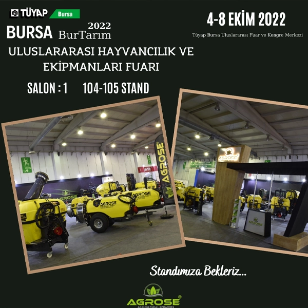 19. Bursa Tarım, Uluslararası Hayvancılık ve Ekipmanları Fuarı